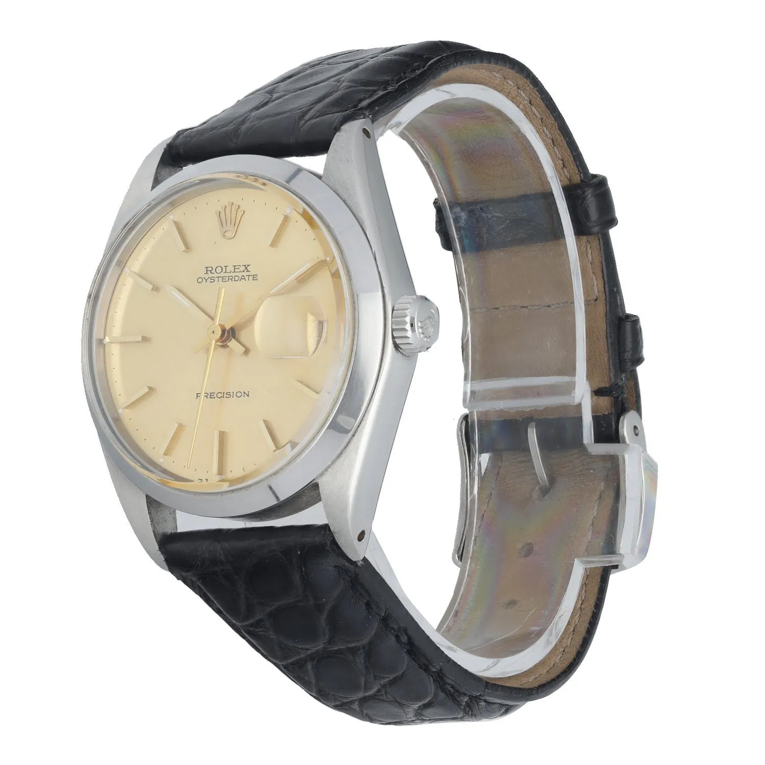 Rolex Oysterdate Precision 6694 Vintage Mens Watch