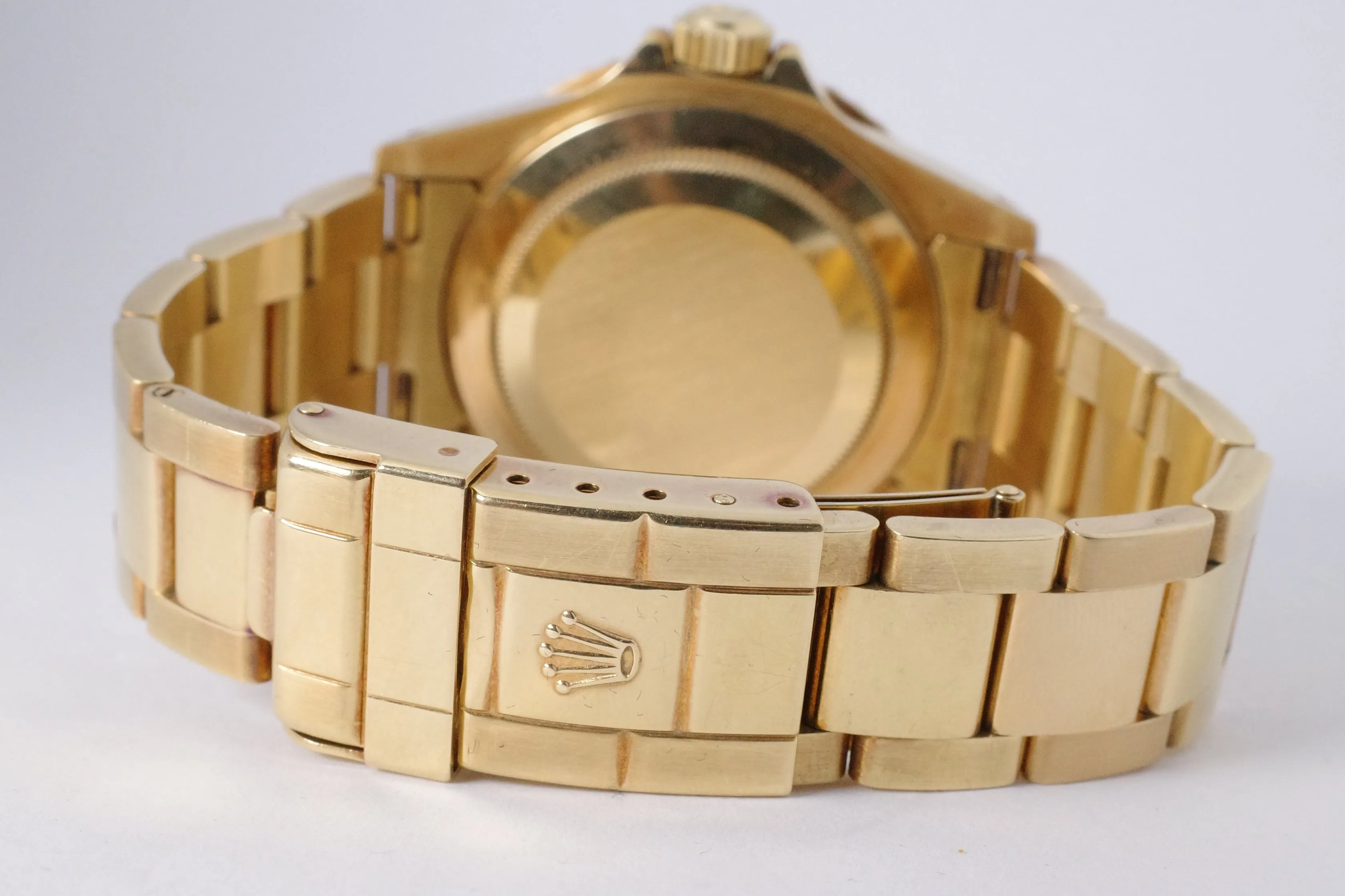 ROLEX YELLOW GOLD YACHTMASTER MK1 16628 WATCH ONLY $19,975