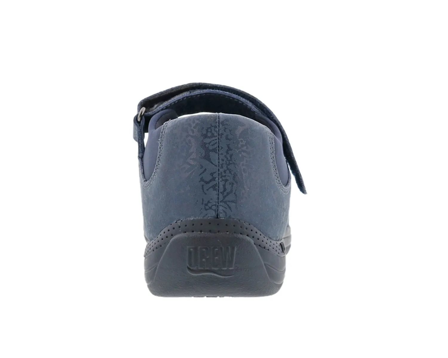 ROSE Navy Metallic Foil Leather