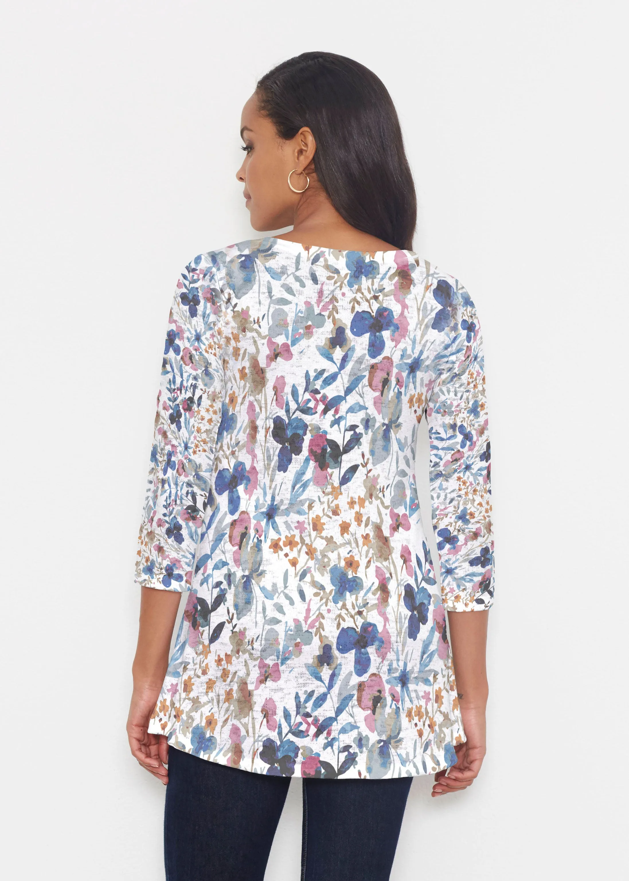 Rossa (8016) ~ Katherine Hi-Lo Thermal Tunic