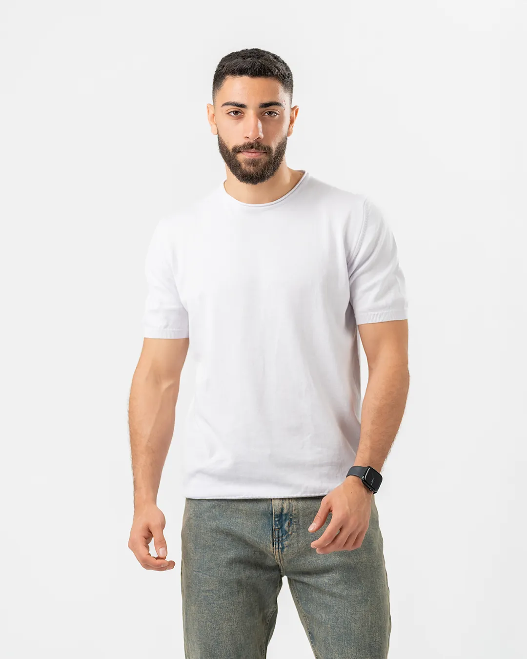 Round Neck Men T-shirt