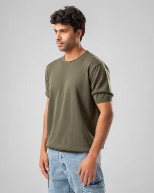 Round Neck Men T-shirt