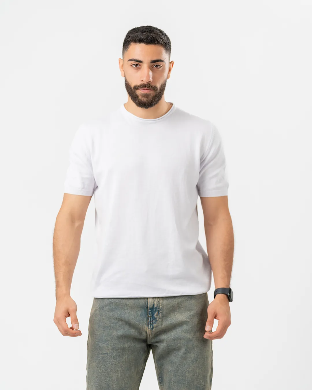 Round Neck Men T-shirt