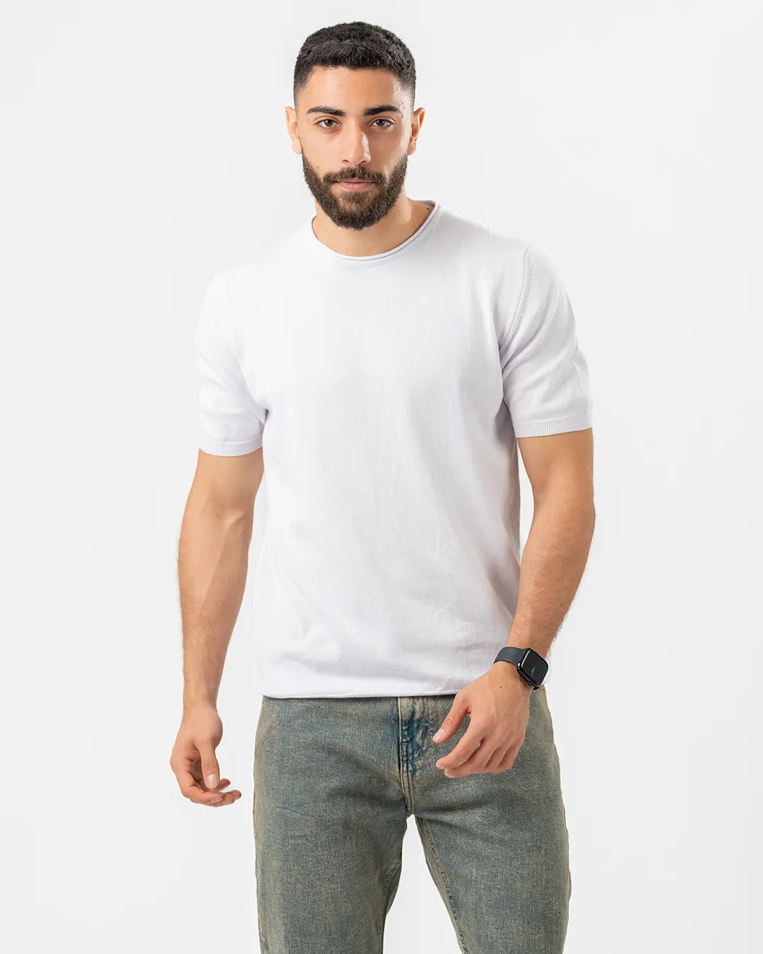 Round Neck Men T-shirt