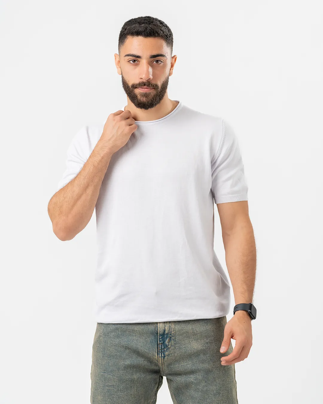Round Neck Men T-shirt