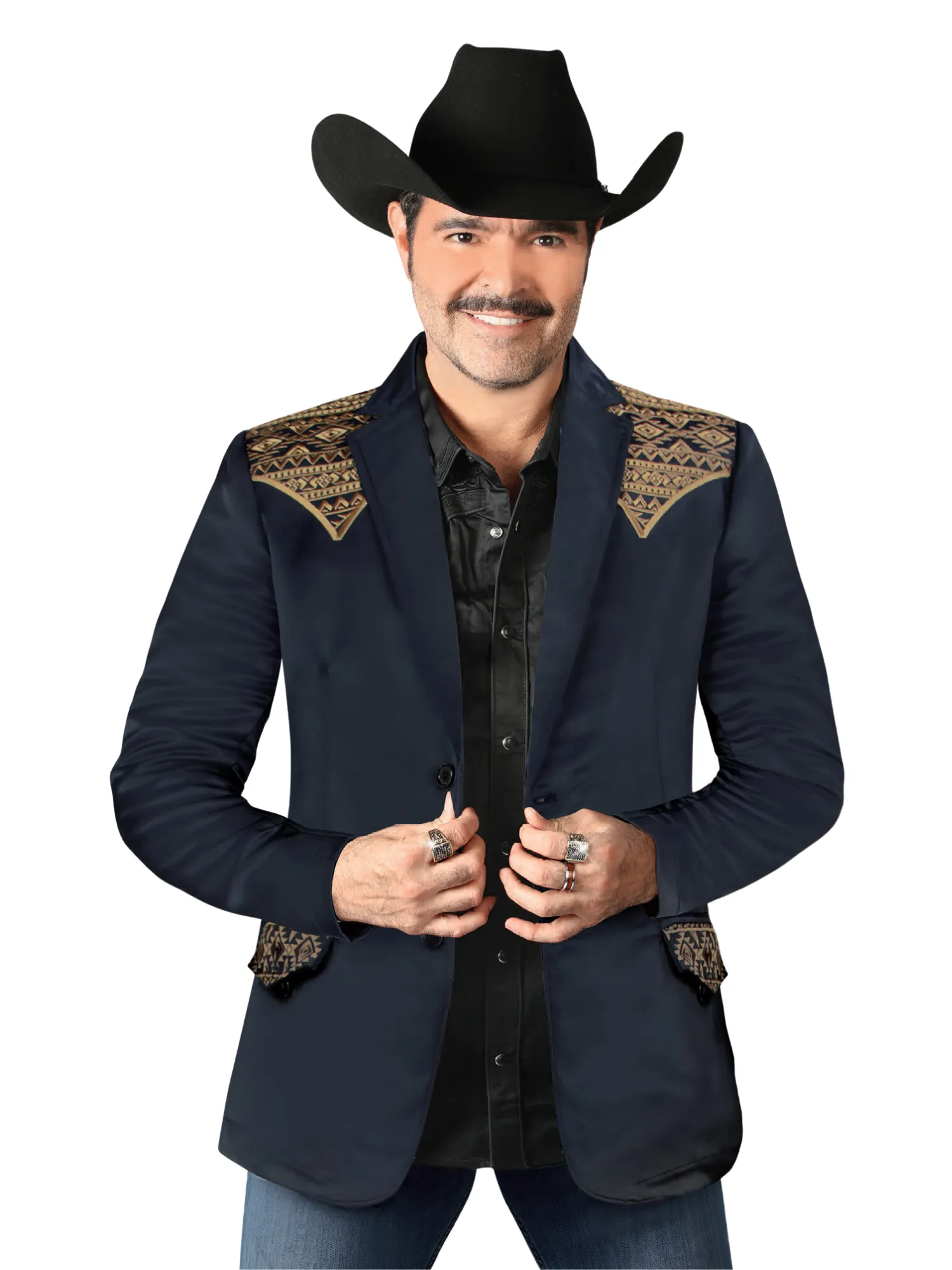 Saco Vaquero Bordado para Hombre 'Montero' - ID: 2181
