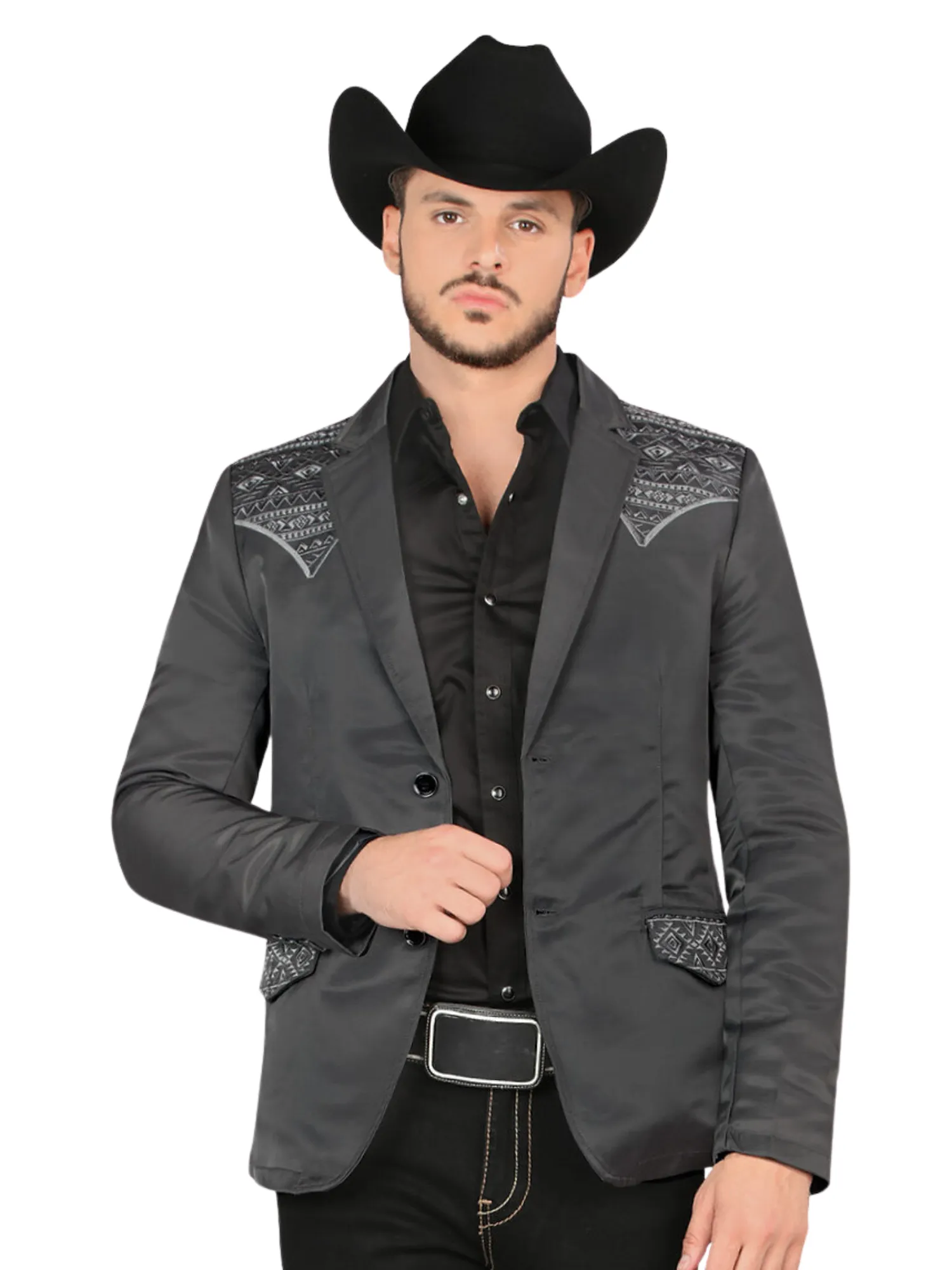 Saco Vaquero Bordado para Hombre 'Montero' - ID: 2181