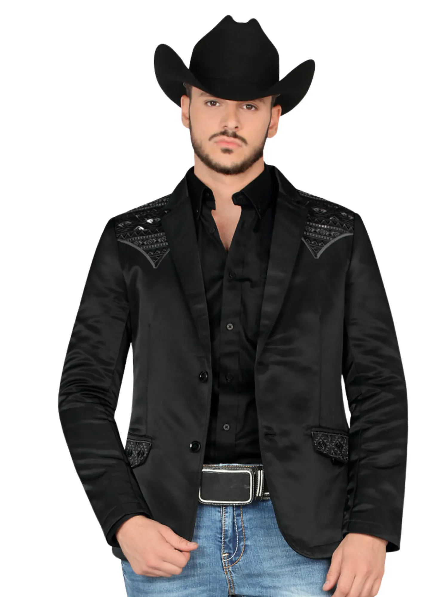 Saco Vaquero Bordado para Hombre 'Montero' - ID: 2181