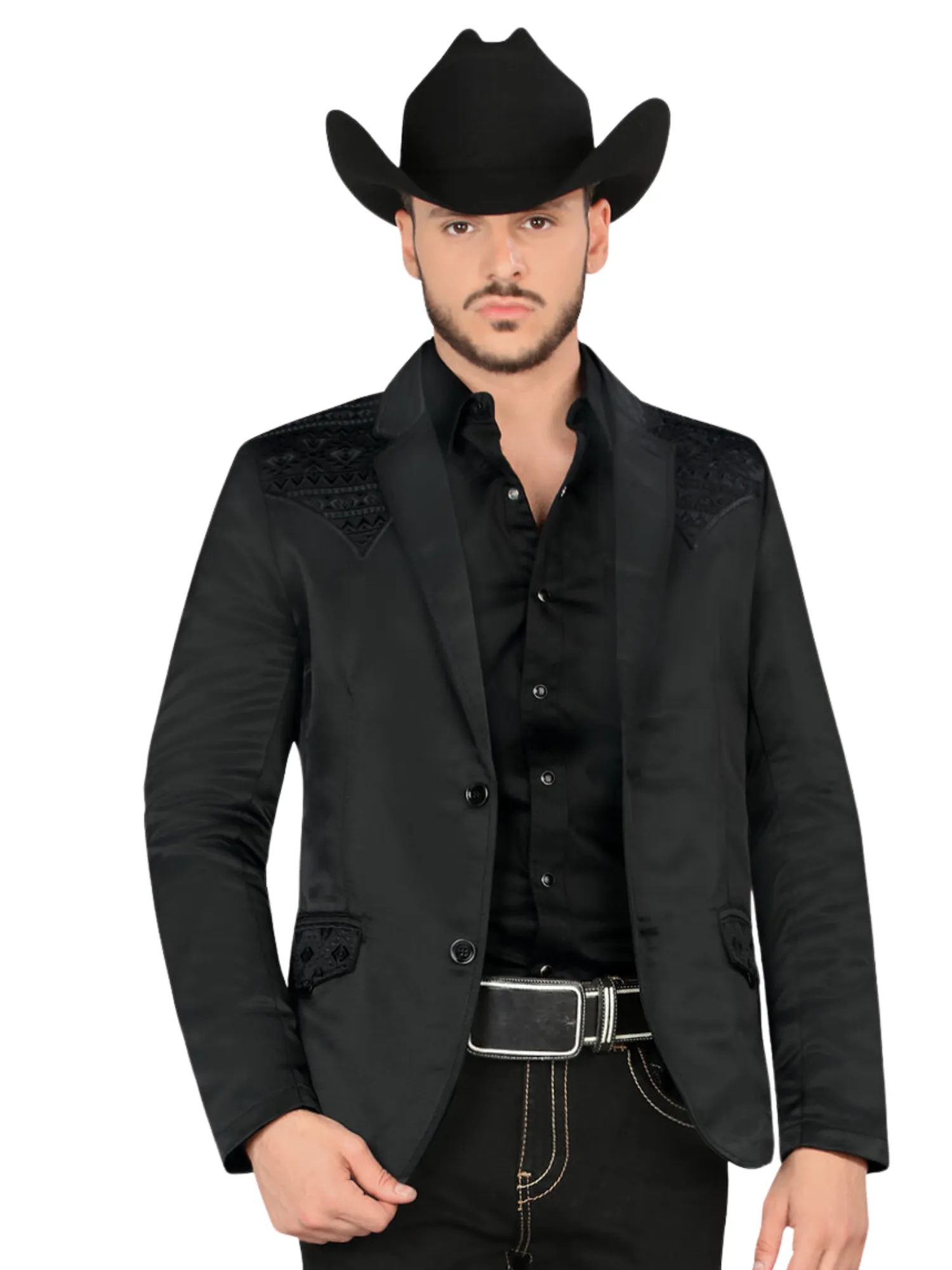 Saco Vaquero Bordado para Hombre 'Montero' - ID: 2181