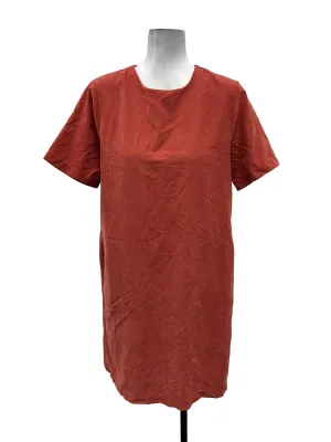 Salmon Pink Velour Tshirt Dress