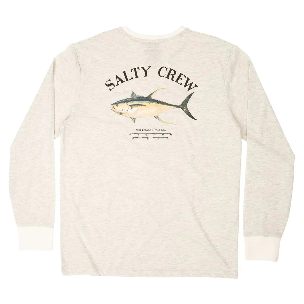 Salty Crew Ahi Mount Tech LS Tee White
