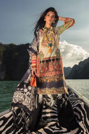 Sana Safinaz Lawn Suit in Black Color #G5003