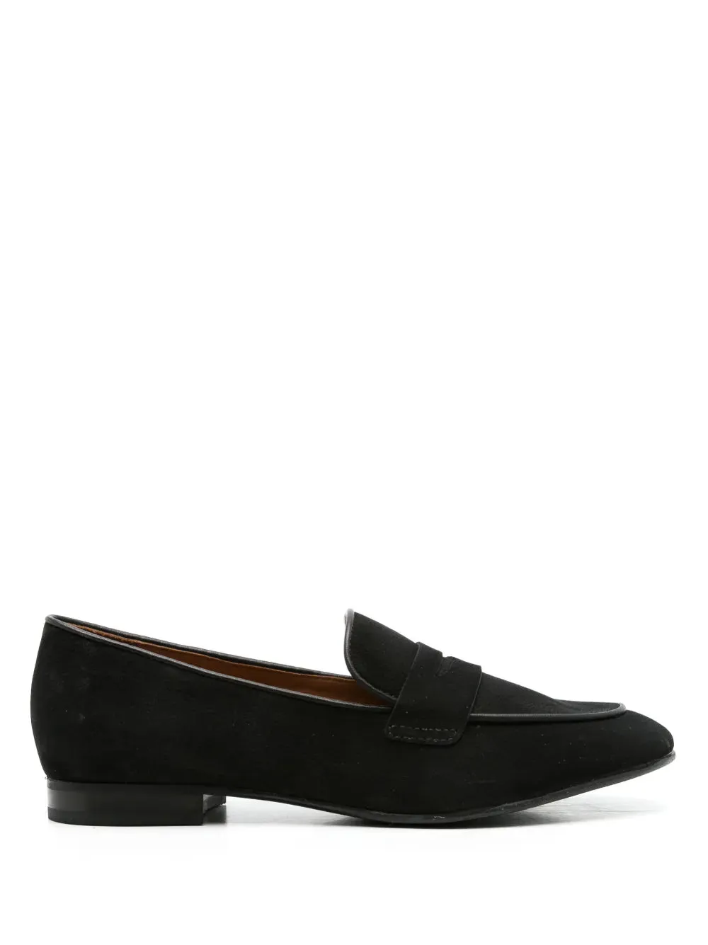 Sarah Chofakian Lauren penny-slot leather loafers