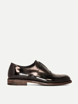 SASSARI OXFORD IN SMOOTH BLACK CALFSKIN