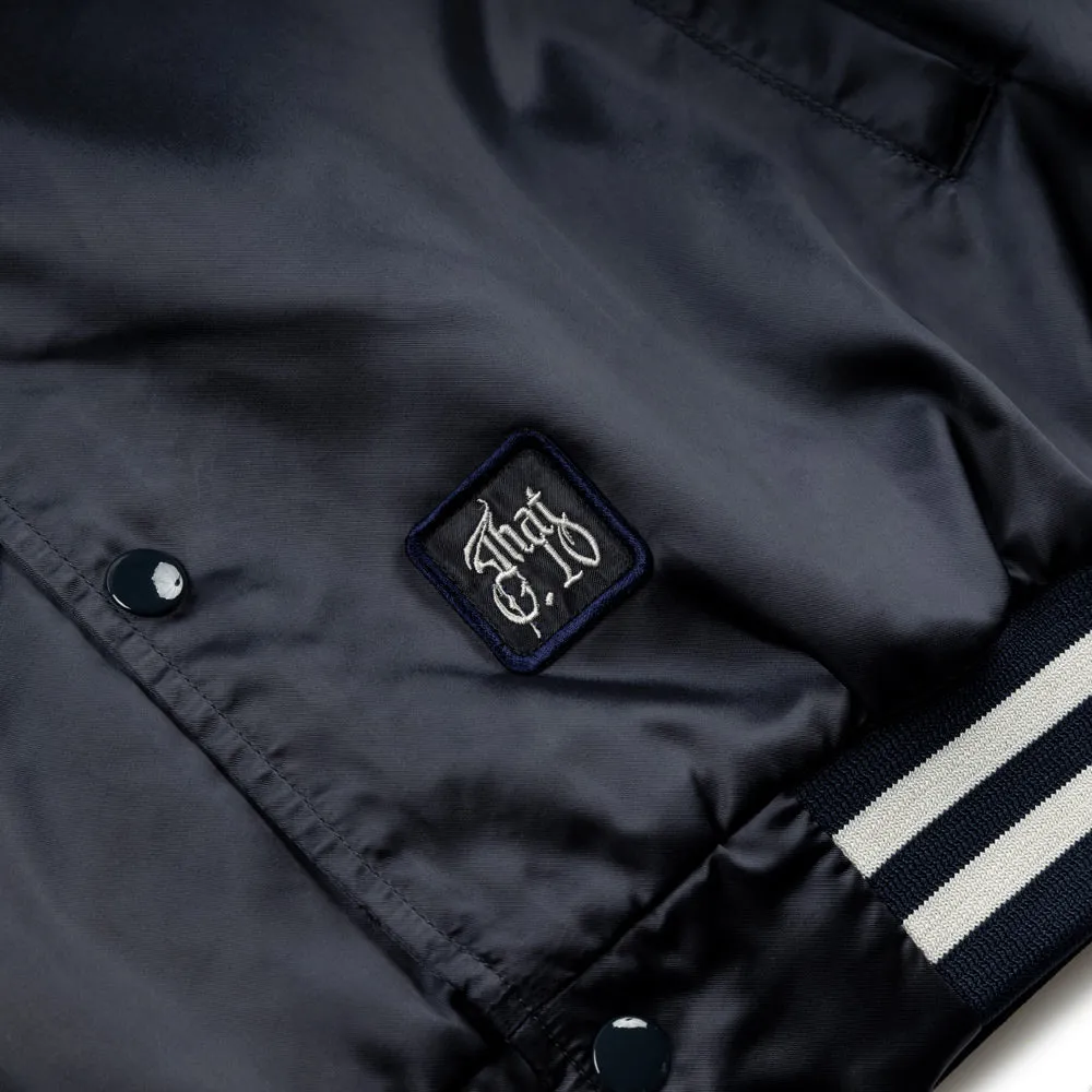 Satin Jacket | Navy