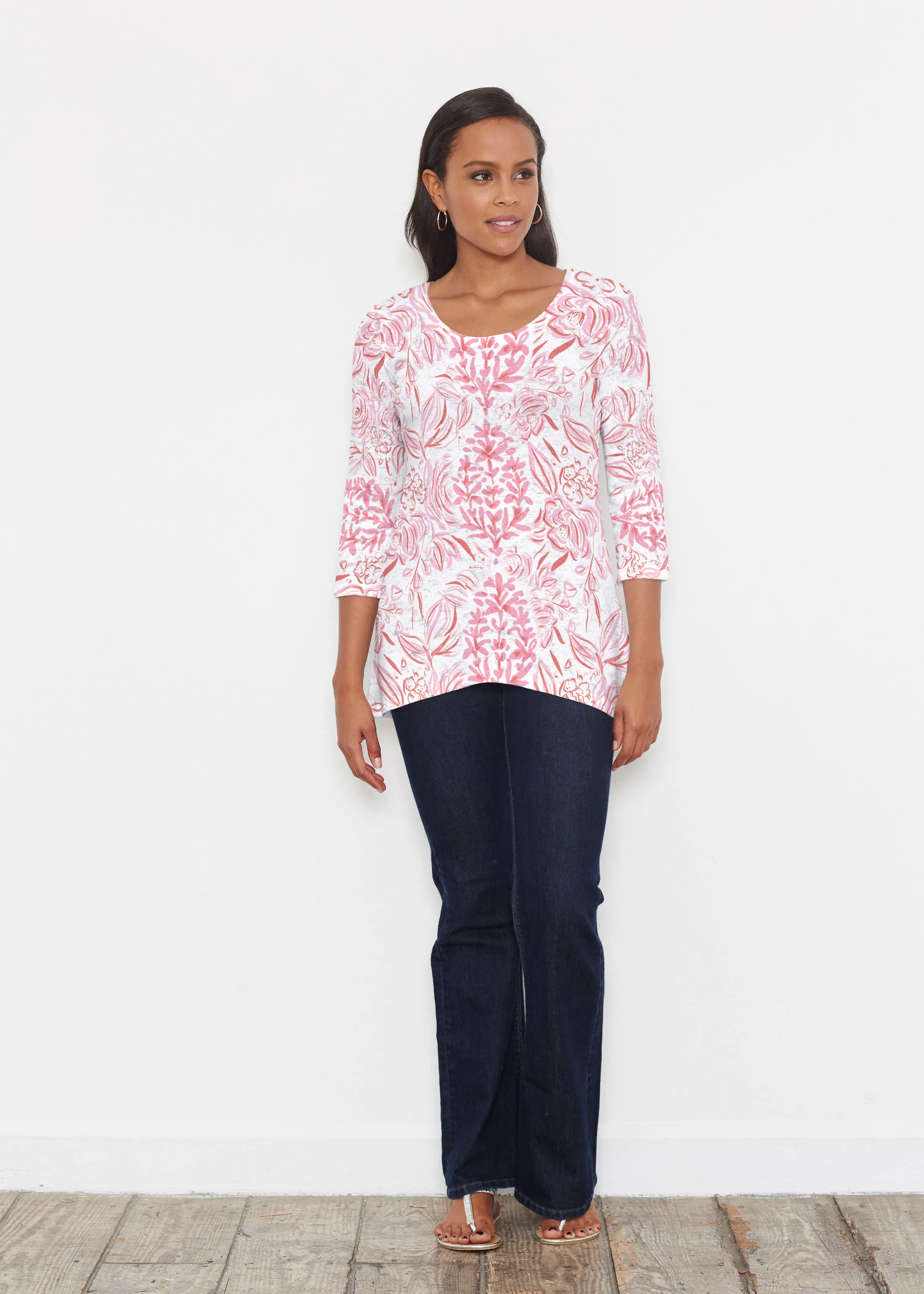 Scarlett (8052) ~ Katherine Hi-Lo Thermal Tunic