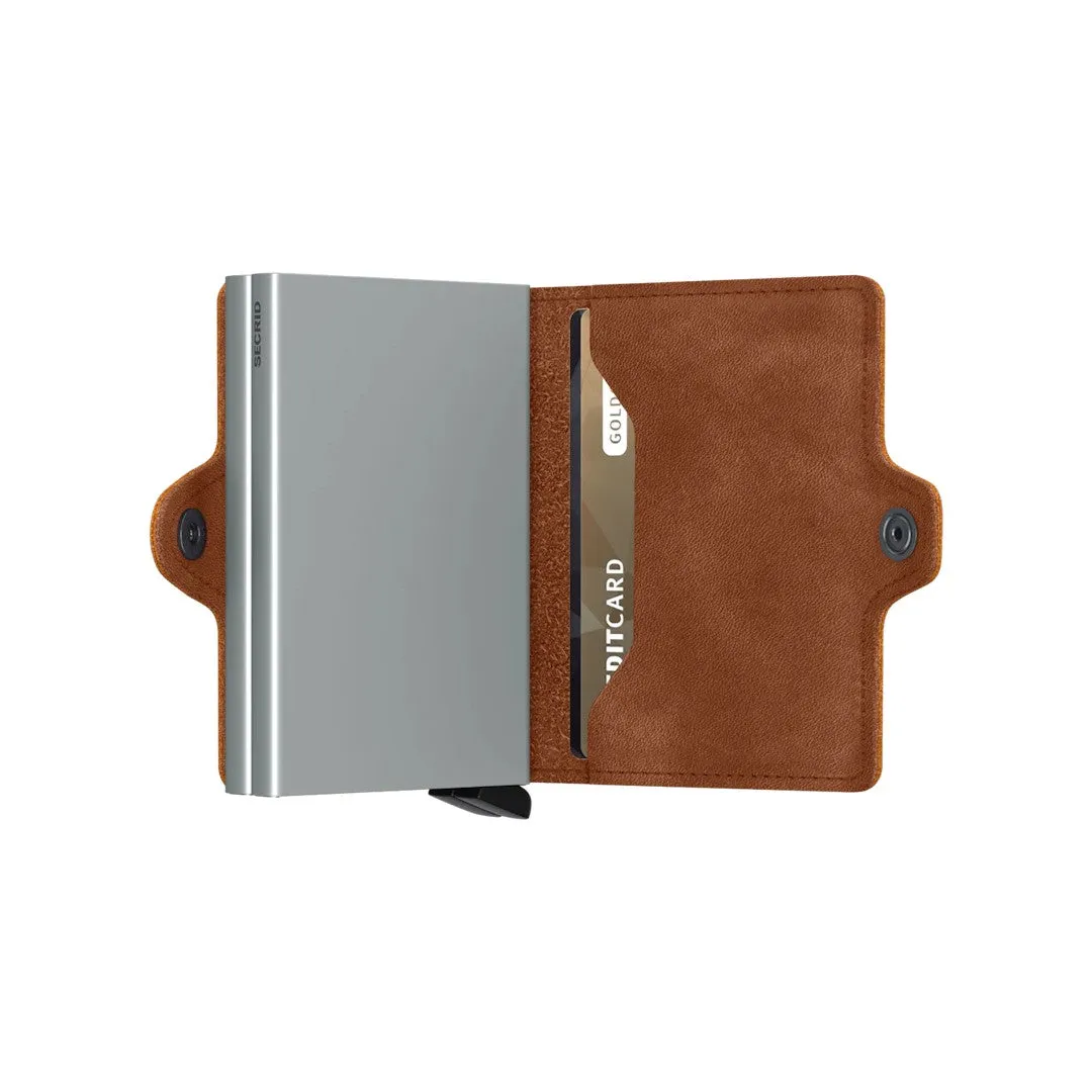 Secrid Twin Wallet Vintage Cognac-Silver
