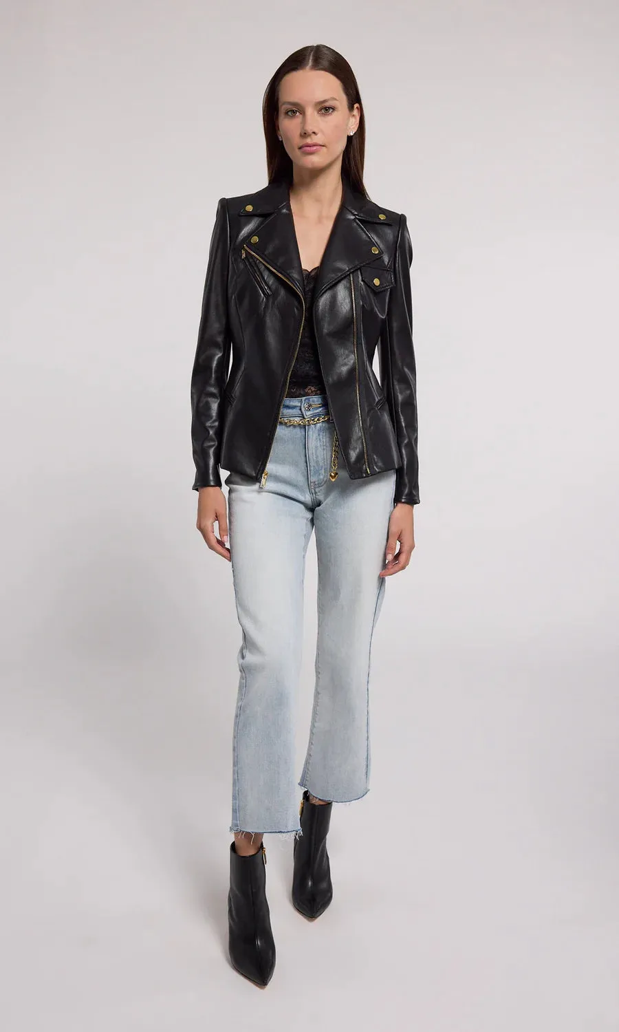 SELAH VEGAN LEATHER MOTO JACKET