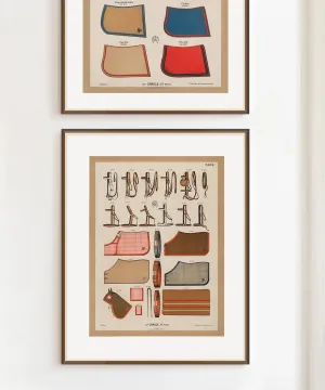 Set of Two French Saddlery Prints