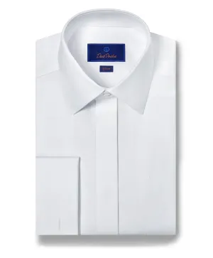 SFCP09105110 | Micro Dobby French Cuff Covered Placket Formal Shirt