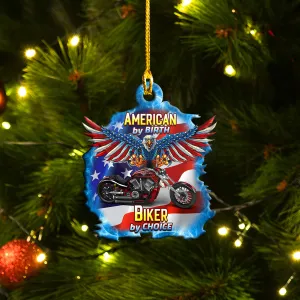 Shaped Ornament - American Biker - Nt168 - Loop - Or016