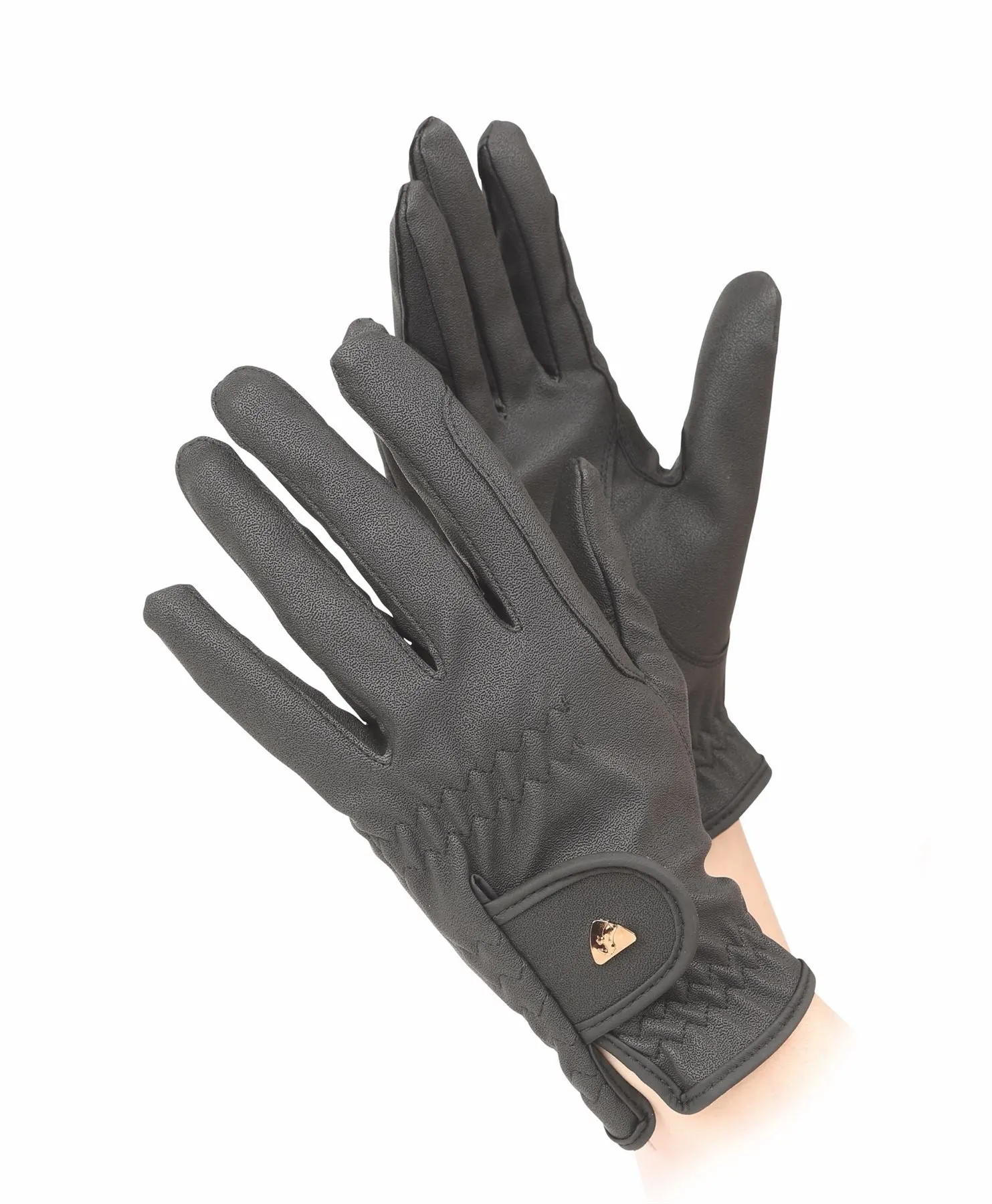 Shires Aubrion Pu Horse Riding Gloves