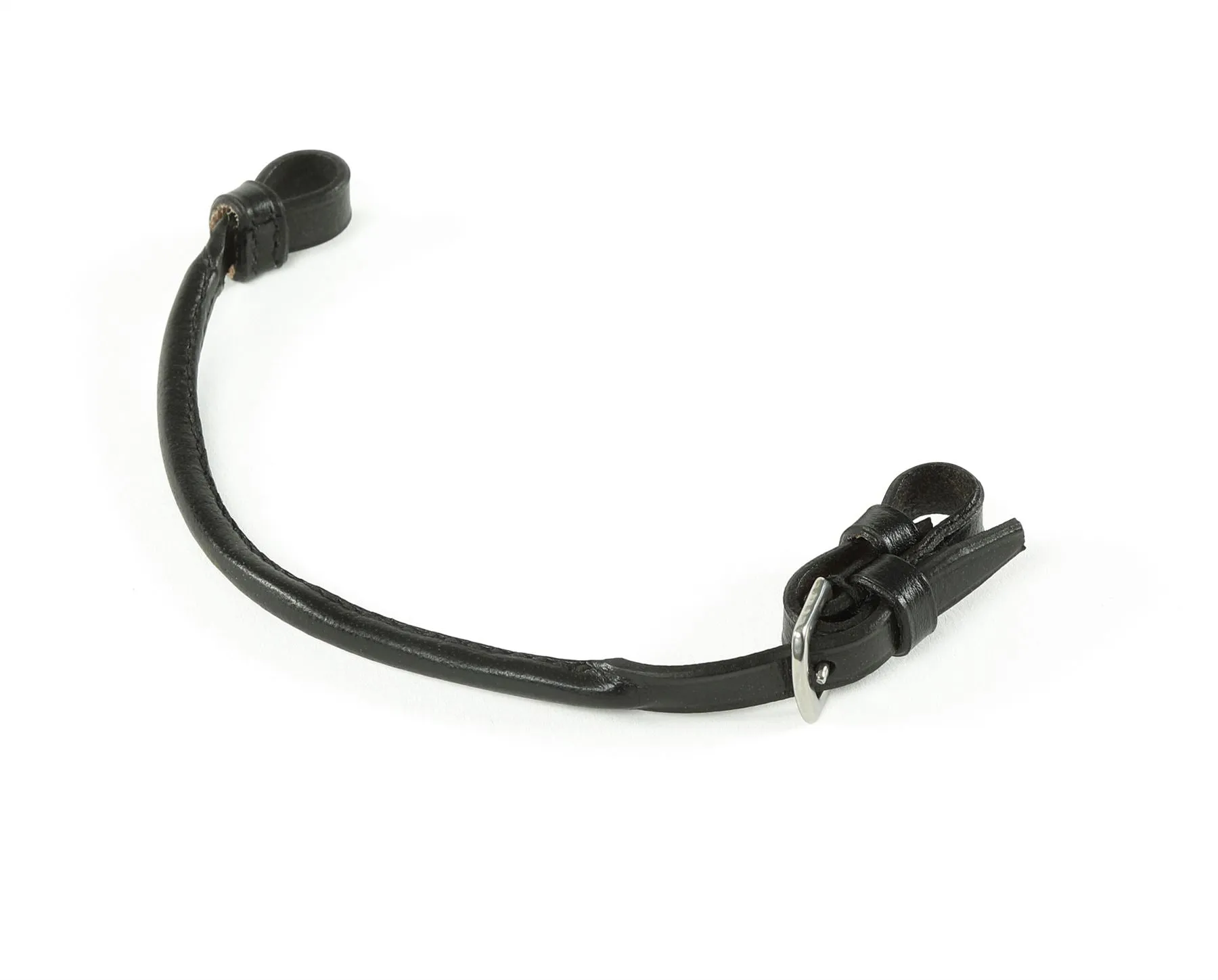 Shires Blenheim Rolled Leather Lip Strap