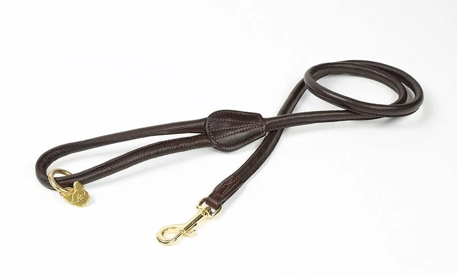 Shires Digby & Fox Rolled Leather Dog Lead
