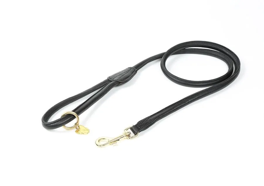 Shires Digby & Fox Rolled Leather Dog Lead