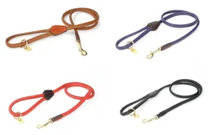 Shires Digby & Fox Rolled Leather Dog Lead