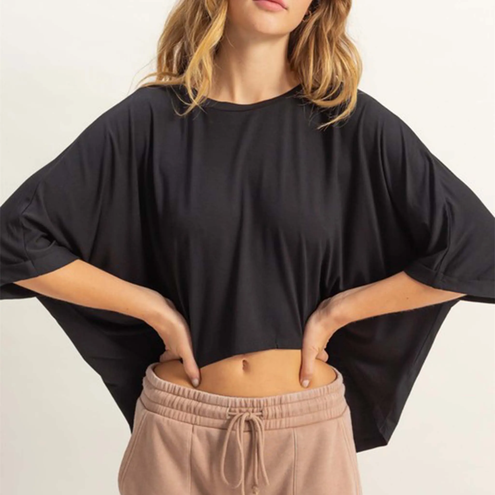 Short Sleeve High Low Comfort Tee