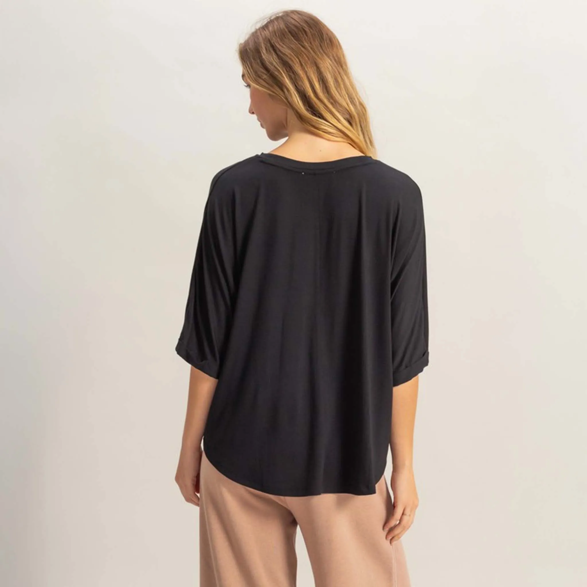 Short Sleeve High Low Comfort Tee