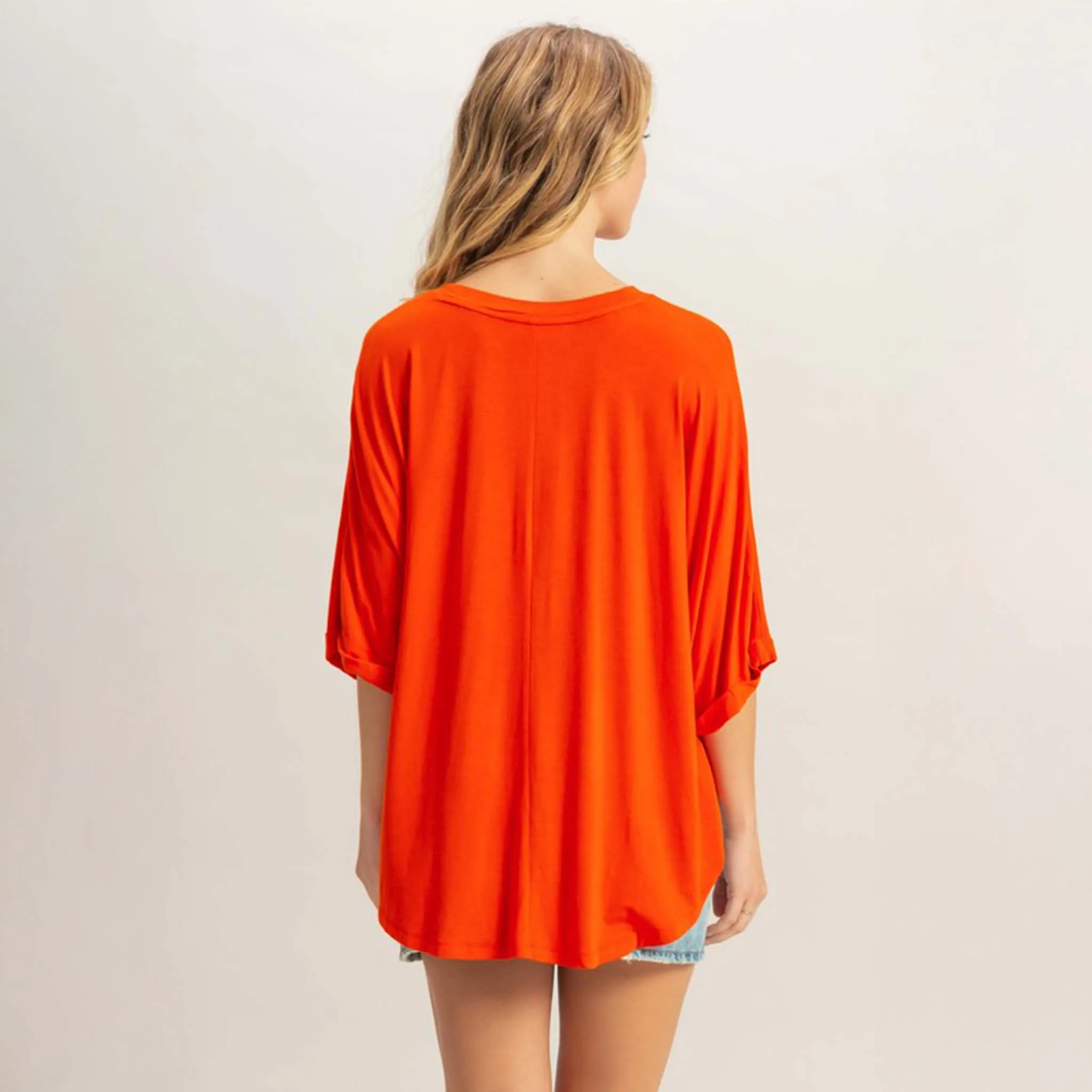 Short Sleeve High Low Comfort Tee