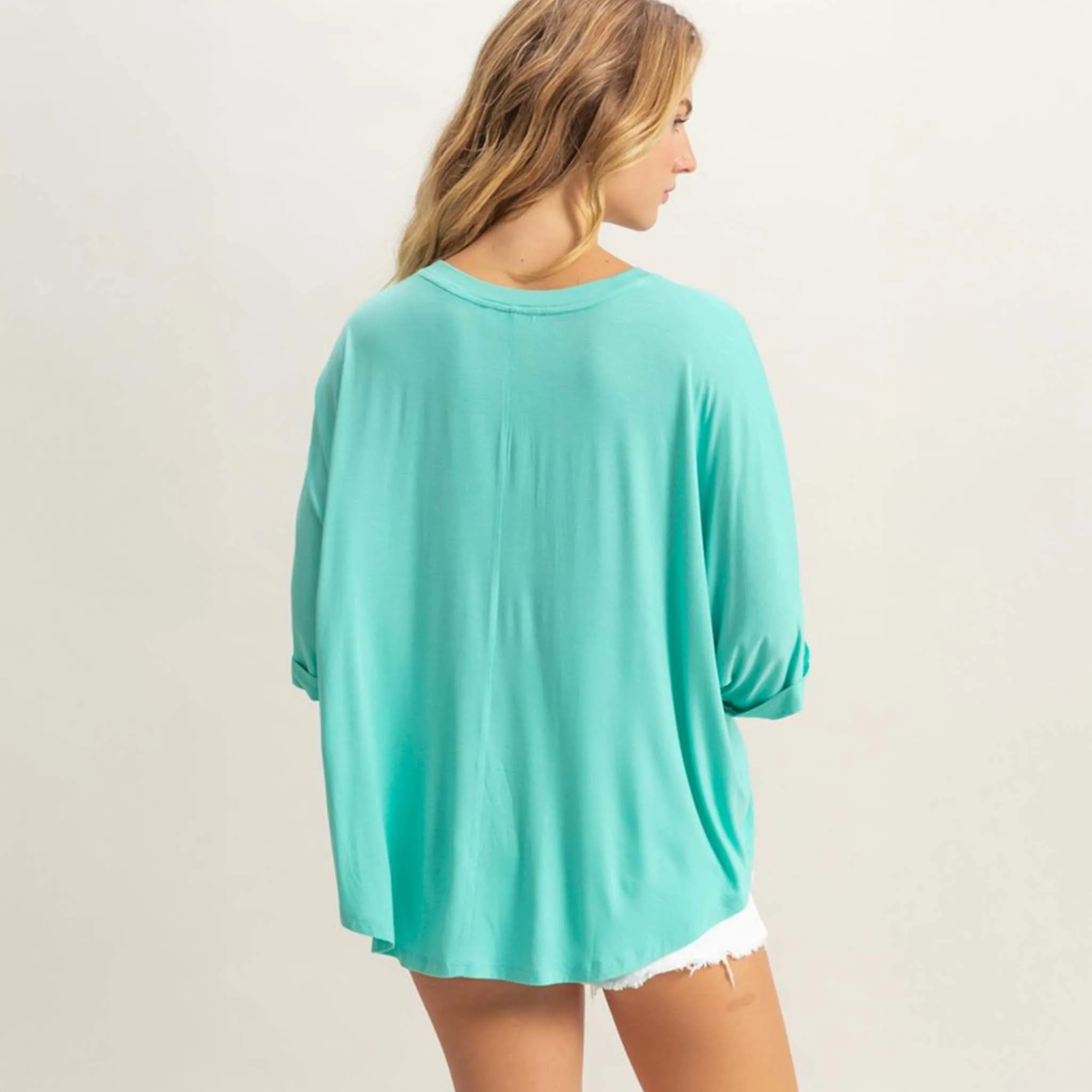 Short Sleeve High Low Comfort Tee