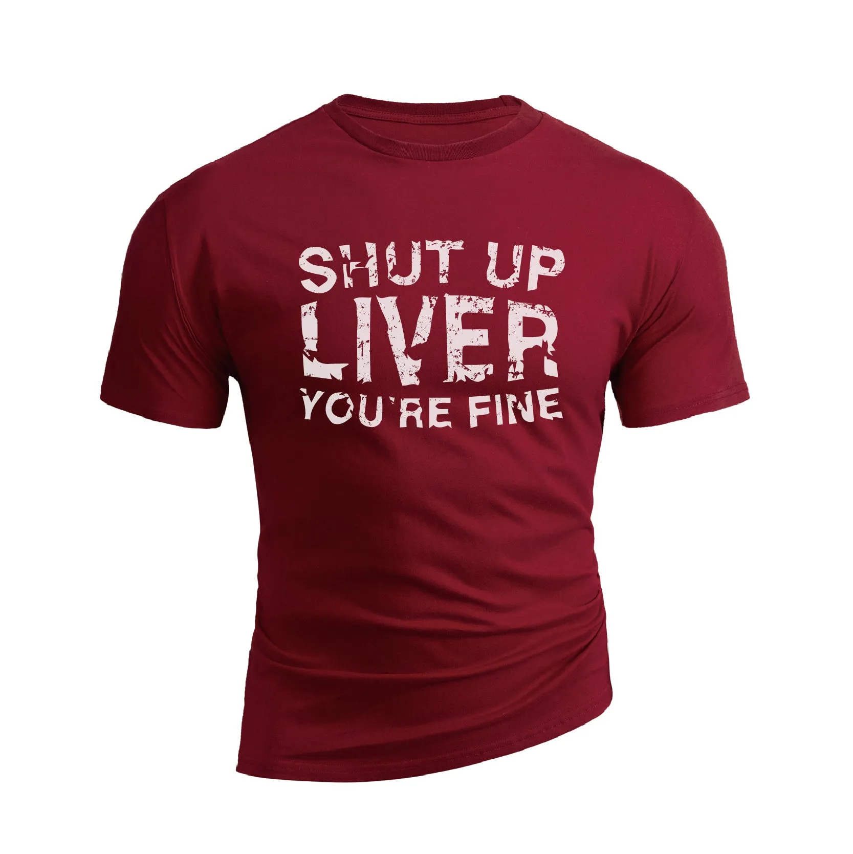 SHUT UP LIVER GRAPHIC TEE