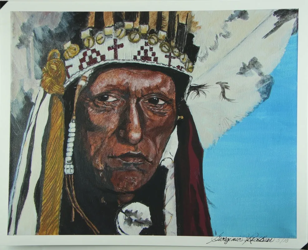 Signed Art Print - Two Shields
