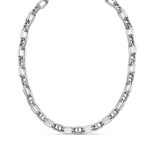 Silver Cable Mariner Chain Necklace