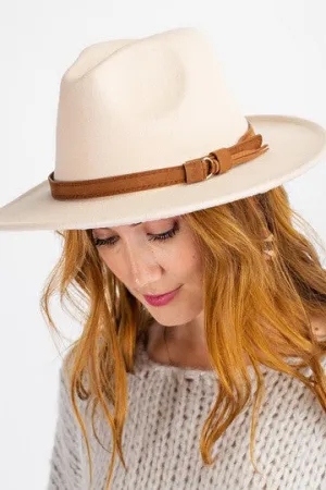 Simple Fedora Hat with Leather Strap