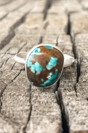 Single Stone Turquoise Ring