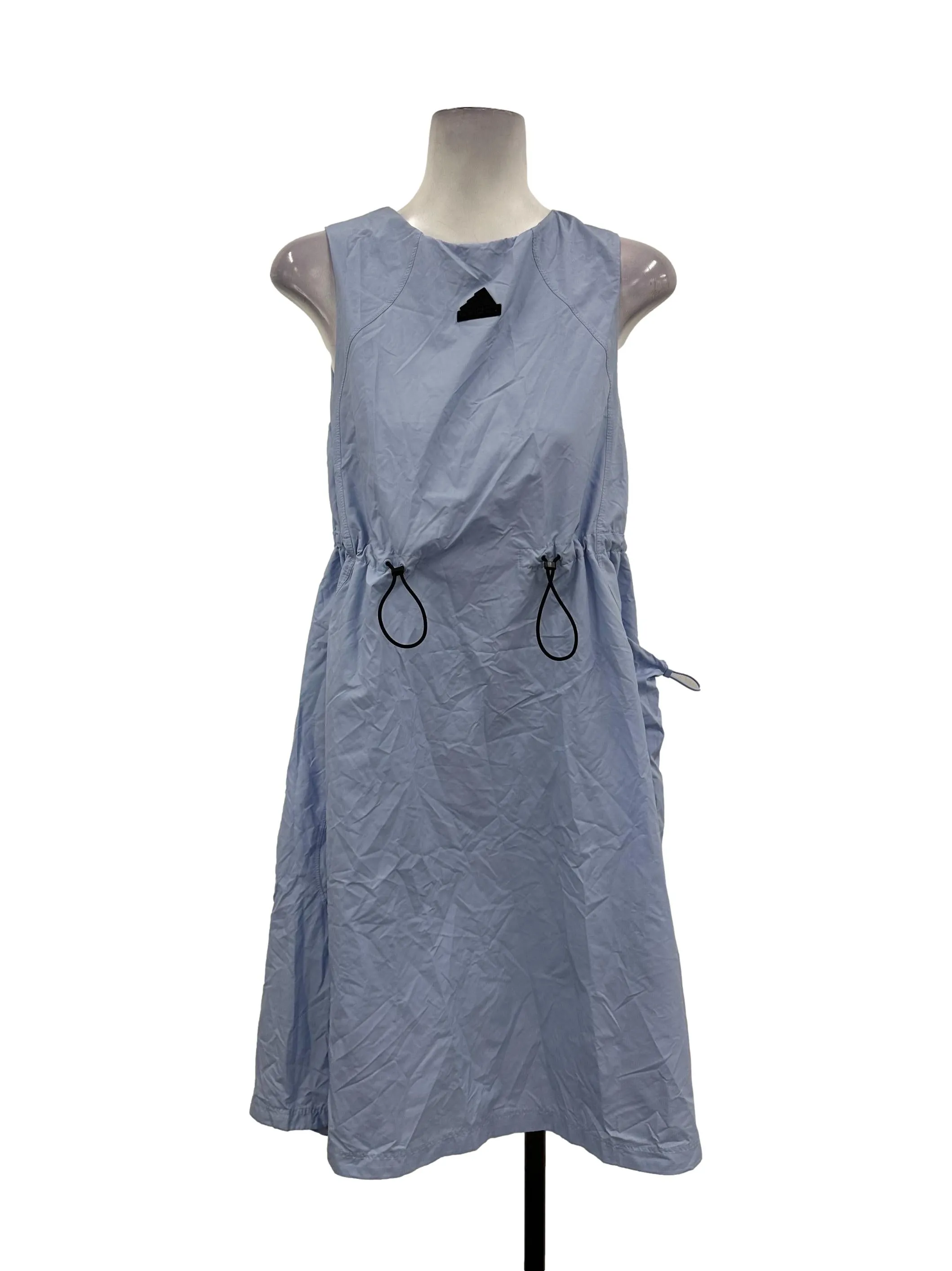 Sky Blue Drawstring Dress