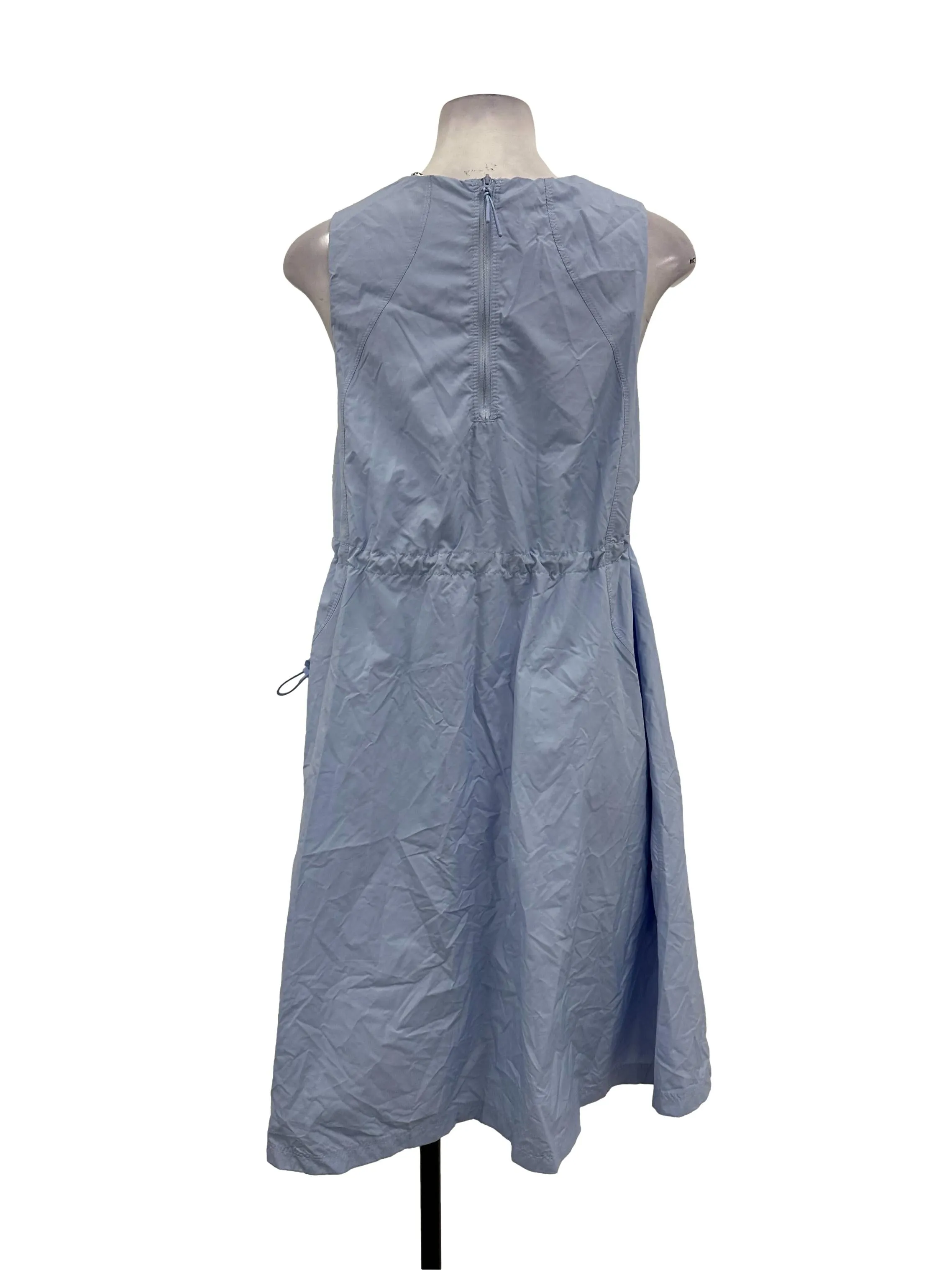 Sky Blue Drawstring Dress