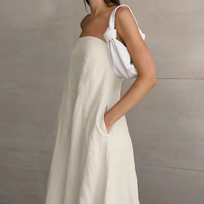 Slim Tube Top Long Dress