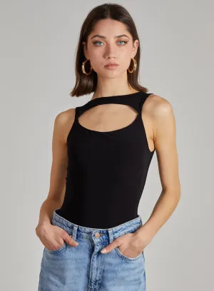 Slinky Sleeveless Letterbox Bodysuit