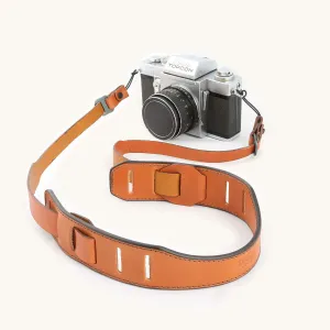 SLR Camera Strap - Saddle Tan