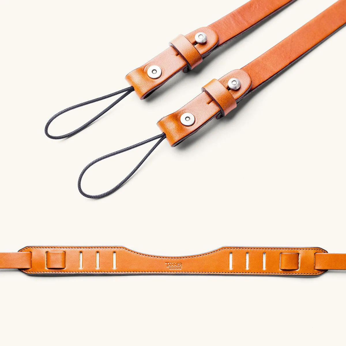 SLR Camera Strap - Saddle Tan