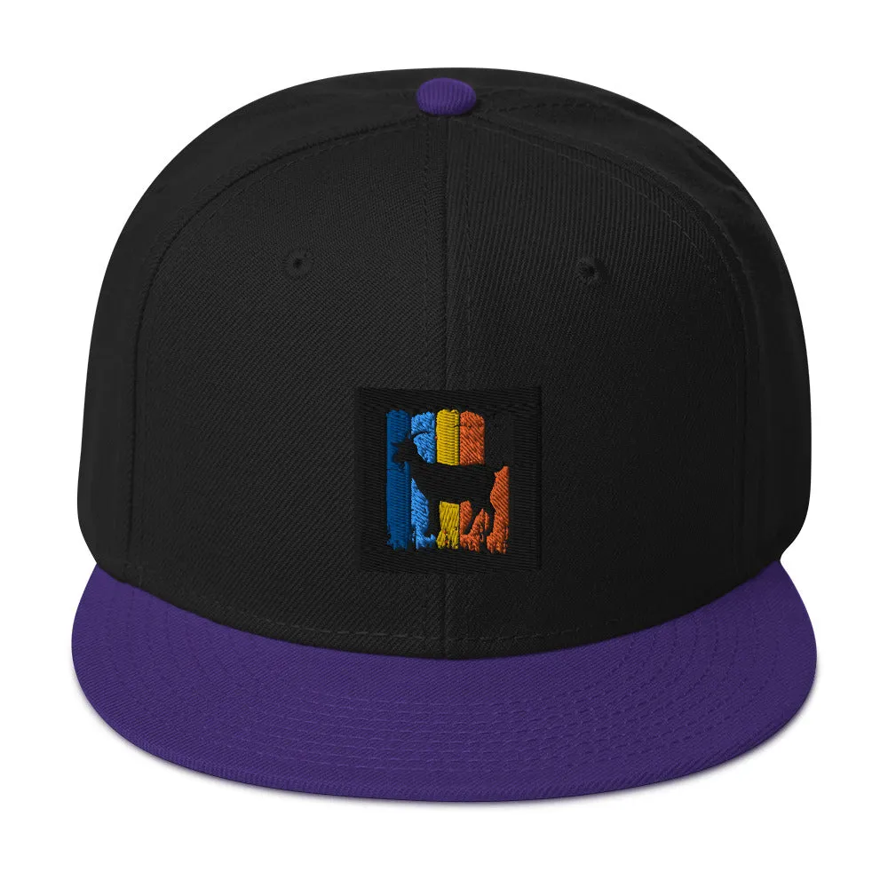Snapback Hat Retro Goat- Comfortable & Stylish Hat