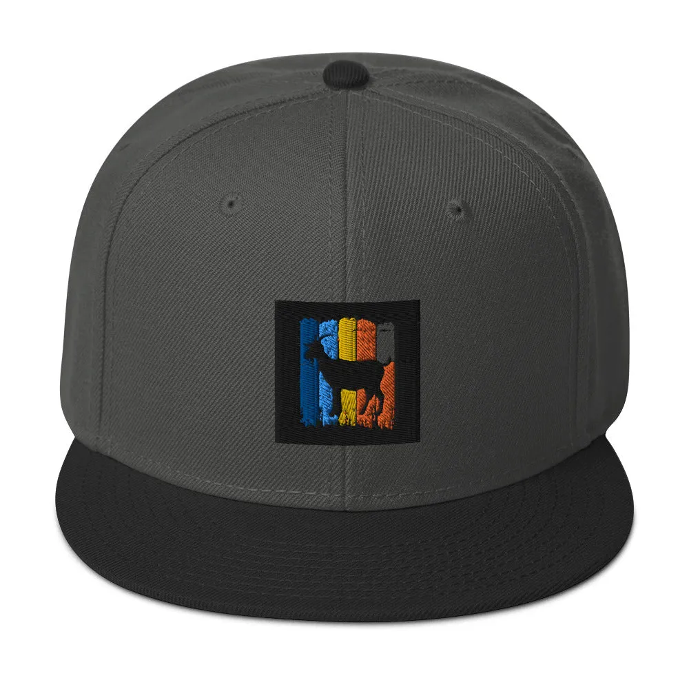 Snapback Hat Retro Goat- Comfortable & Stylish Hat