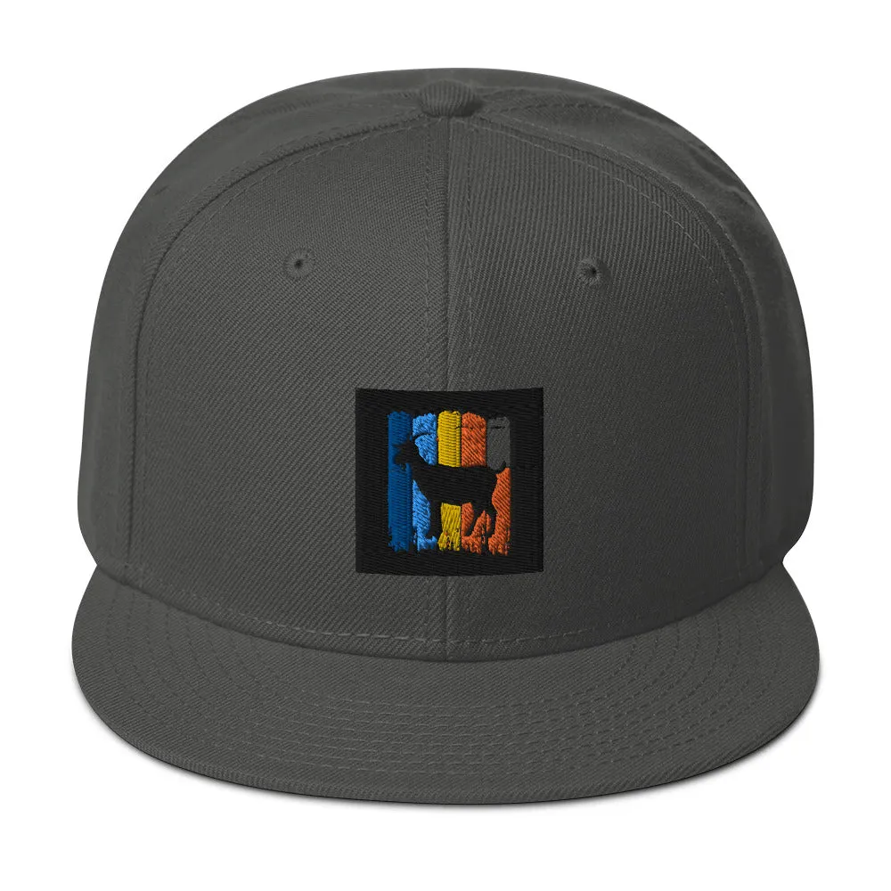Snapback Hat Retro Goat- Comfortable & Stylish Hat