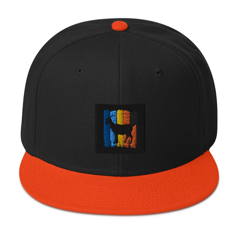 Snapback Hat Retro Goat- Comfortable & Stylish Hat