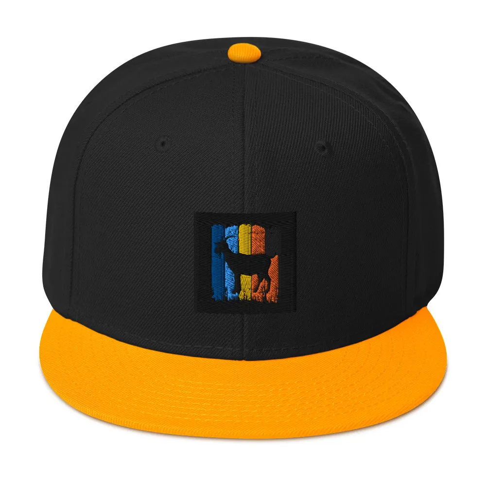 Snapback Hat Retro Goat- Comfortable & Stylish Hat